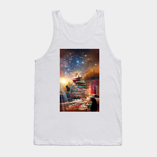 Doomsday Library | National library week | literacy week Tank Top by PsychicLove